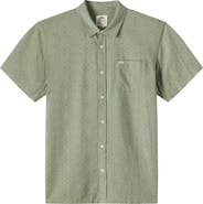 O'Neill O'Riginals Eco Print Standard Fit Short Sleeve Button-Up Shirt