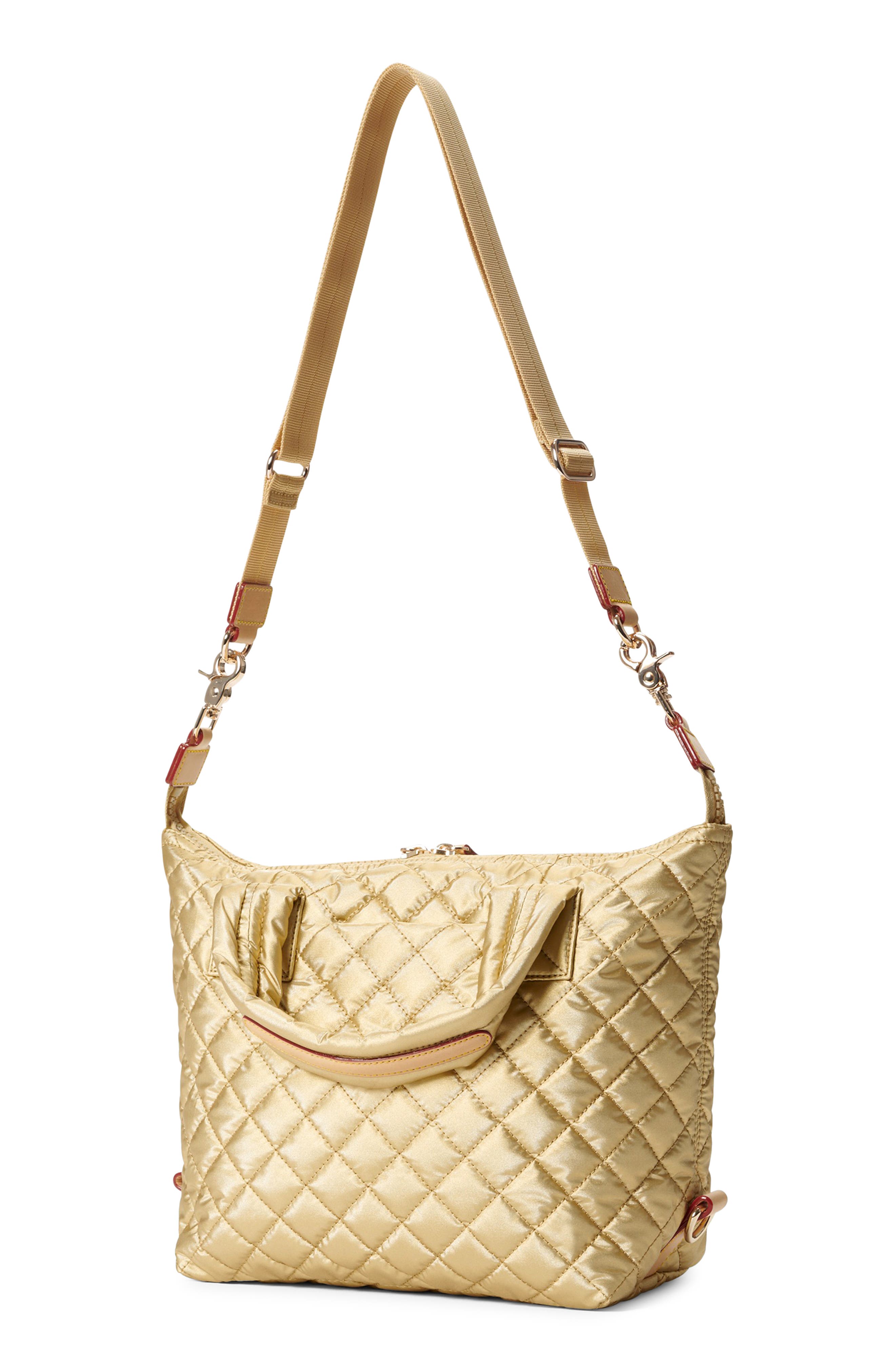 MZ Wallace Small Sutton Deluxe Quilted Nylon Crossbody Bag, Alternate, color, 