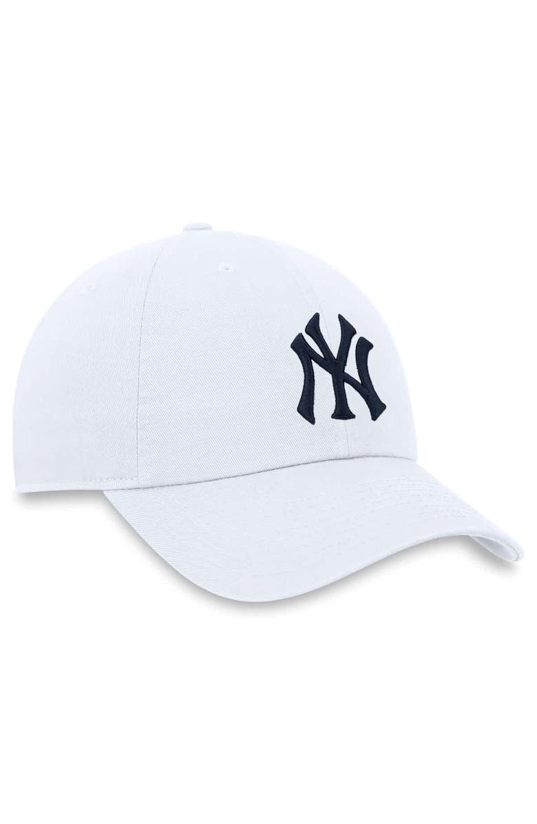 Nike Men's Nike  White New York Yankees Club Adjustable Hat, Alternate, color, 