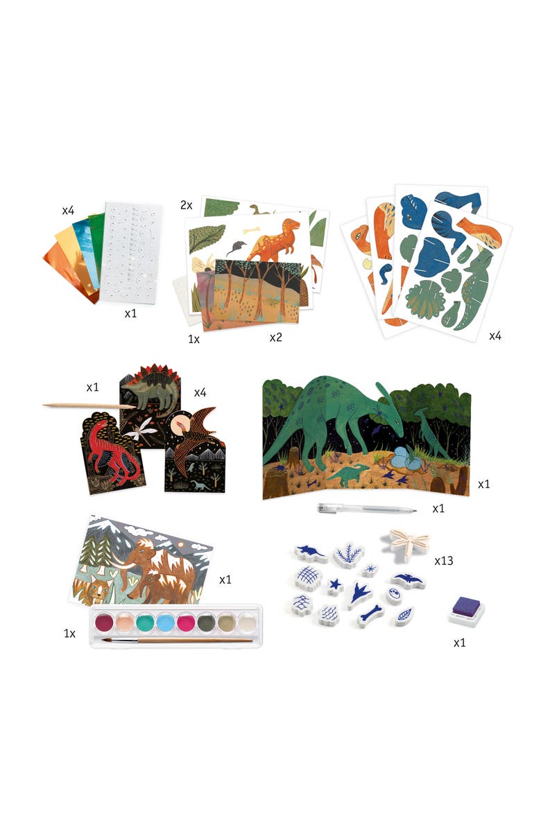 Djeco The World of Dinosaurs Activity Set, Alternate, color, 