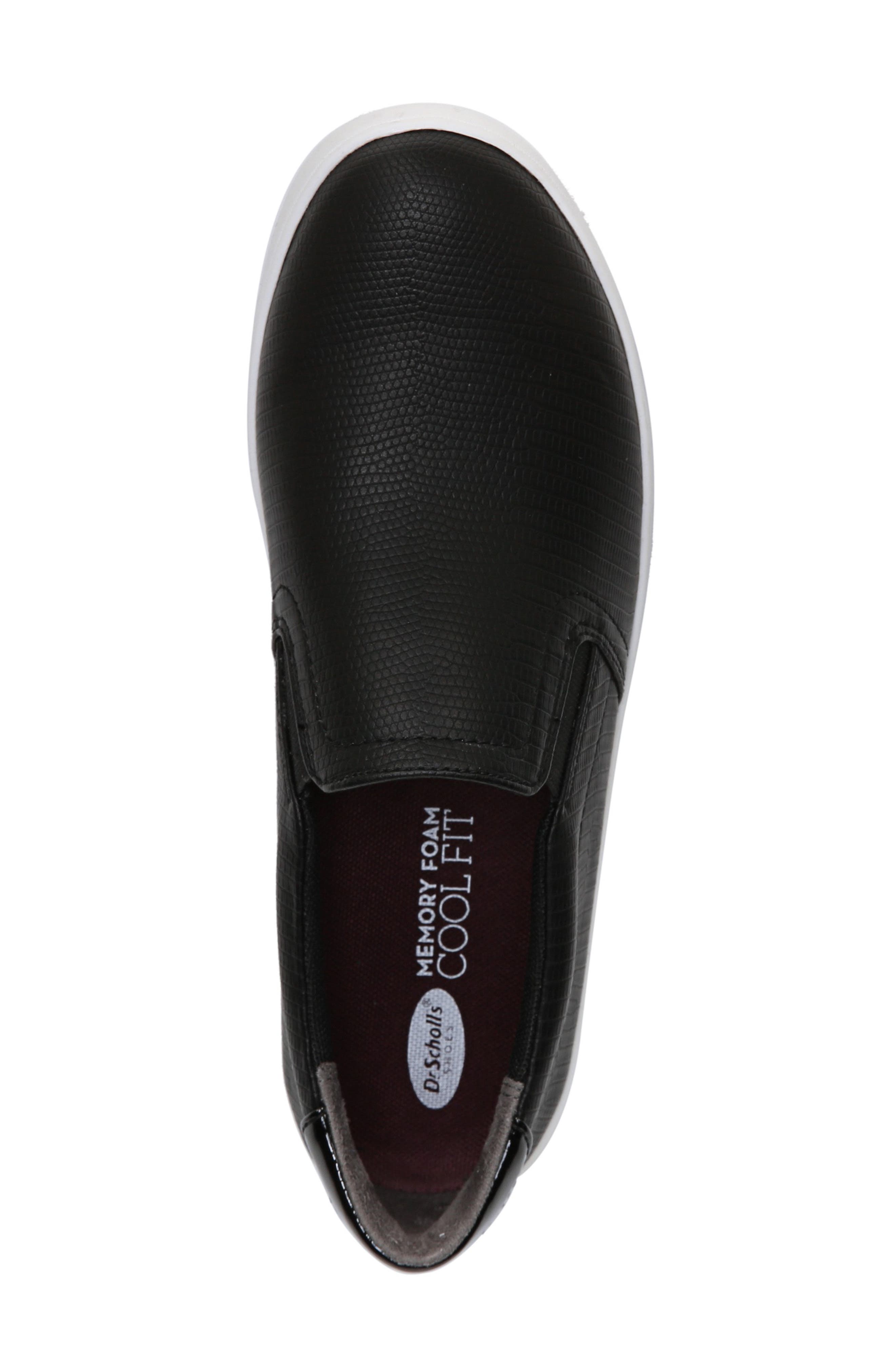 Dr. Scholl's Madison Slip-On Sneaker, Alternate, color, Black Faux Leather