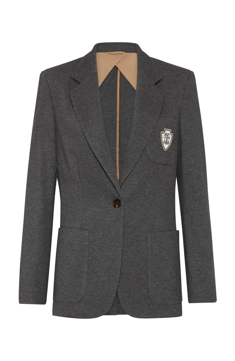 Brunello Cucinelli Piqué blazer, Main, color, 