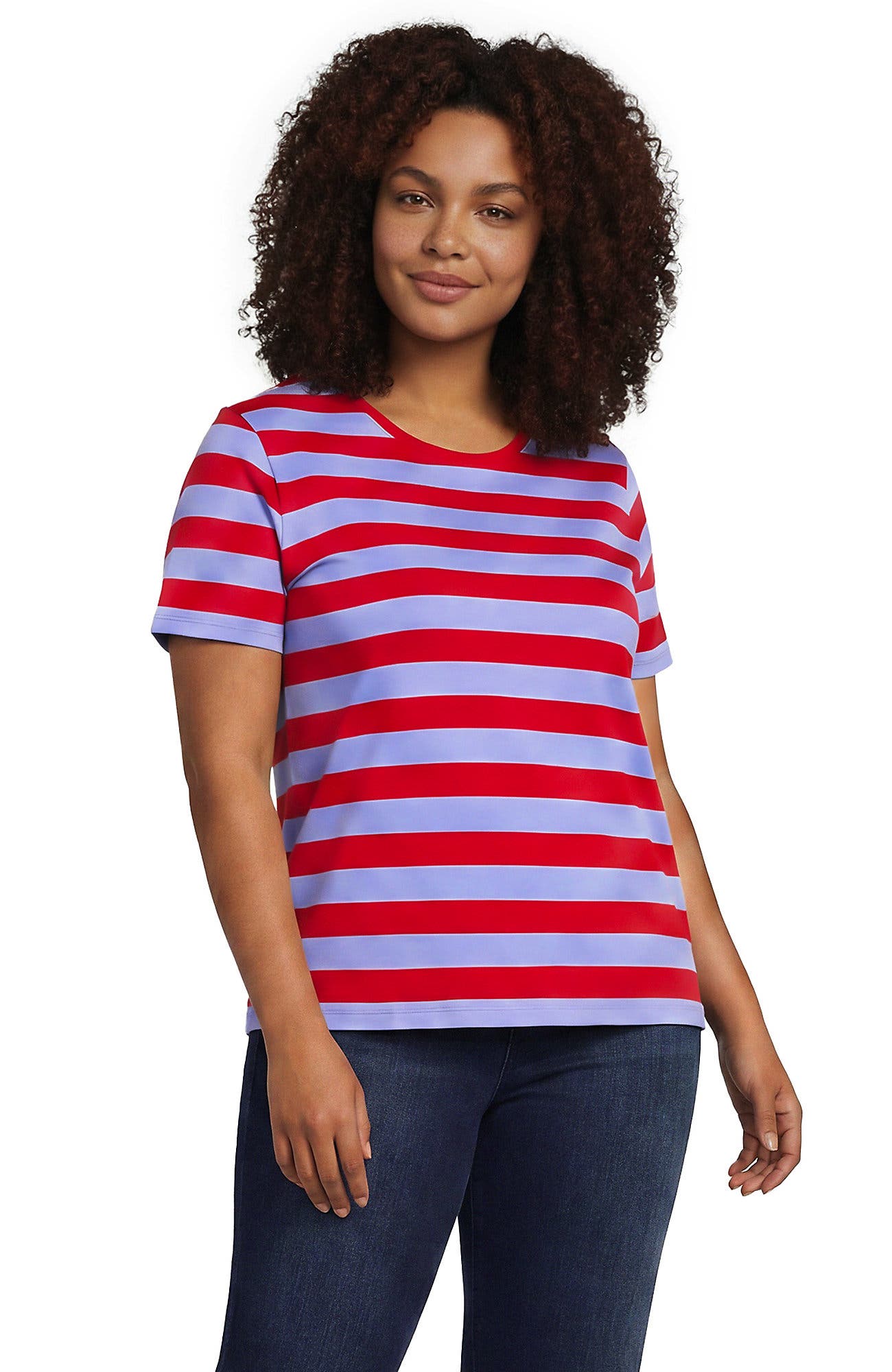 Compass Red/Blue Bold Stripe