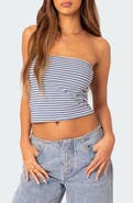 EDIKTED Lilah Stripe Tube Top