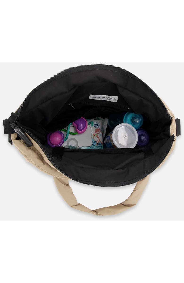 Deux par Deux Diaper Bag with Changing Mat and Stroller Straps, Alternate, color,