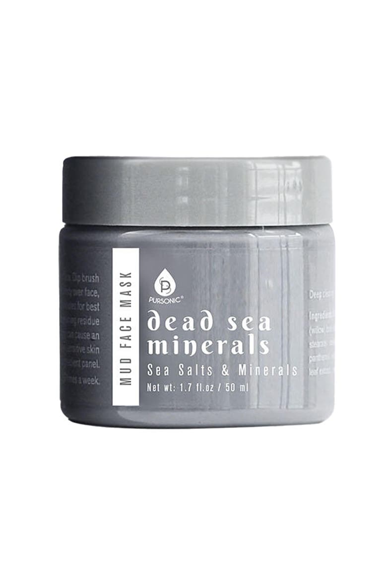 2 Pack Facial Therapy Mud Face Mask with Mask Applicator, Alternate, color, Grey
