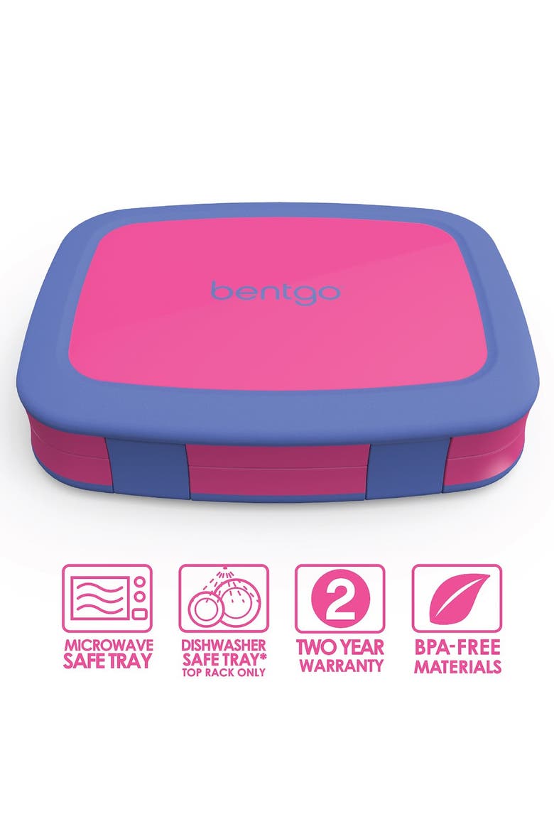Kids Leakproof Lunch Box - Fuchsia, Main, color, FUCHSIA
