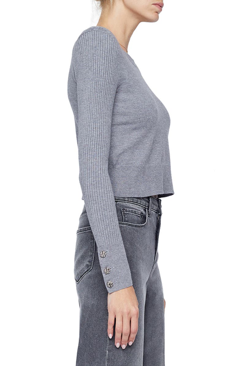 L'AGENCE Rib Sleeve Sweater, Alternate, color, 