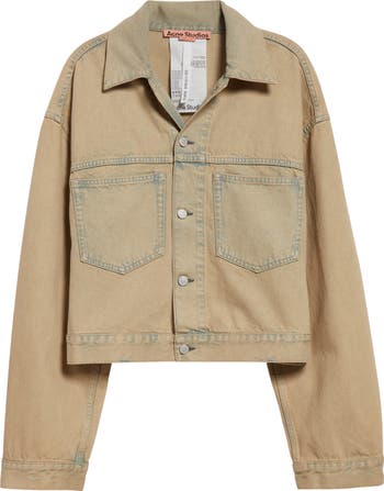 Acne Studios Marko Light Sand Denim Jacket | Nordstrom Acne Studios Marko Light Sand Denim Jacket | Nordstrom