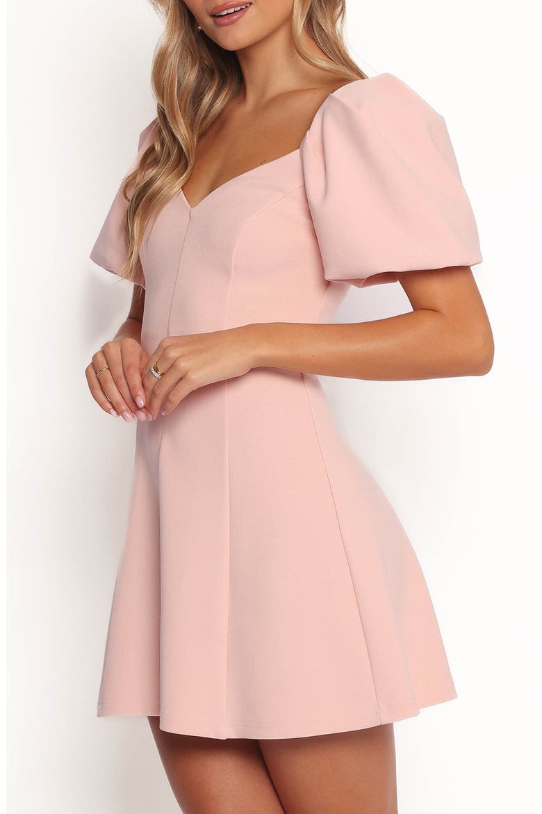 Fletcher Puff Sleeve Minidress, Alternate, color, PINK