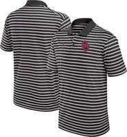 Jordan Brand Men's Jordan Brand Black/White Oklahoma Sooners Primetime Victory Striped Performance Polo