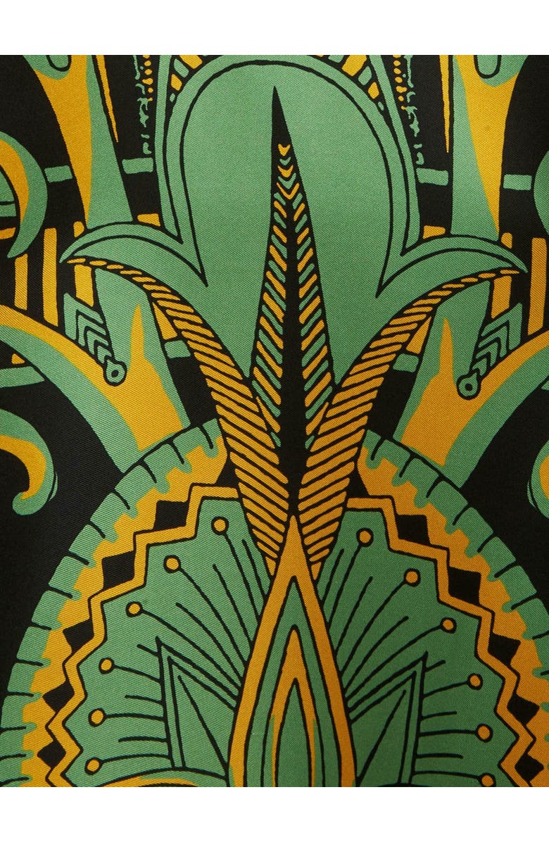 La DoubleJ Magnifico Midi Dress The Nile Placée Black, Alternate, color, The Nile Placée Black