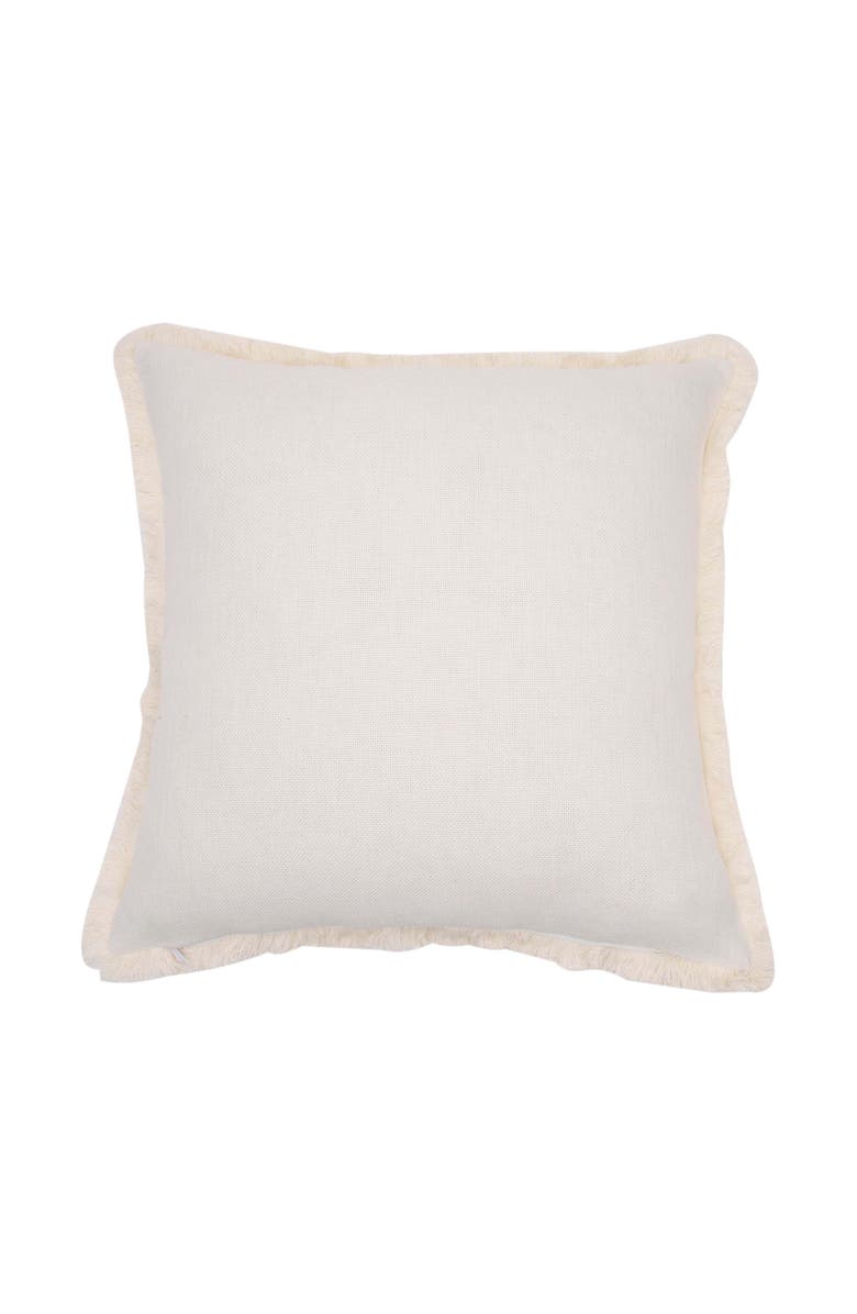 C&F Home Blue Scallop Shells Graphic Print Fringed Throw Pillow, 18" x 18", Alternate, color, Blue