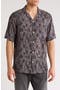 Boomslang Snakeskin Print Camp Shirt