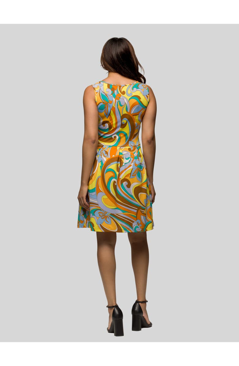 24seven Comfort Apparel Sleeveless Knee Length Pocket Dress, Alternate, color,