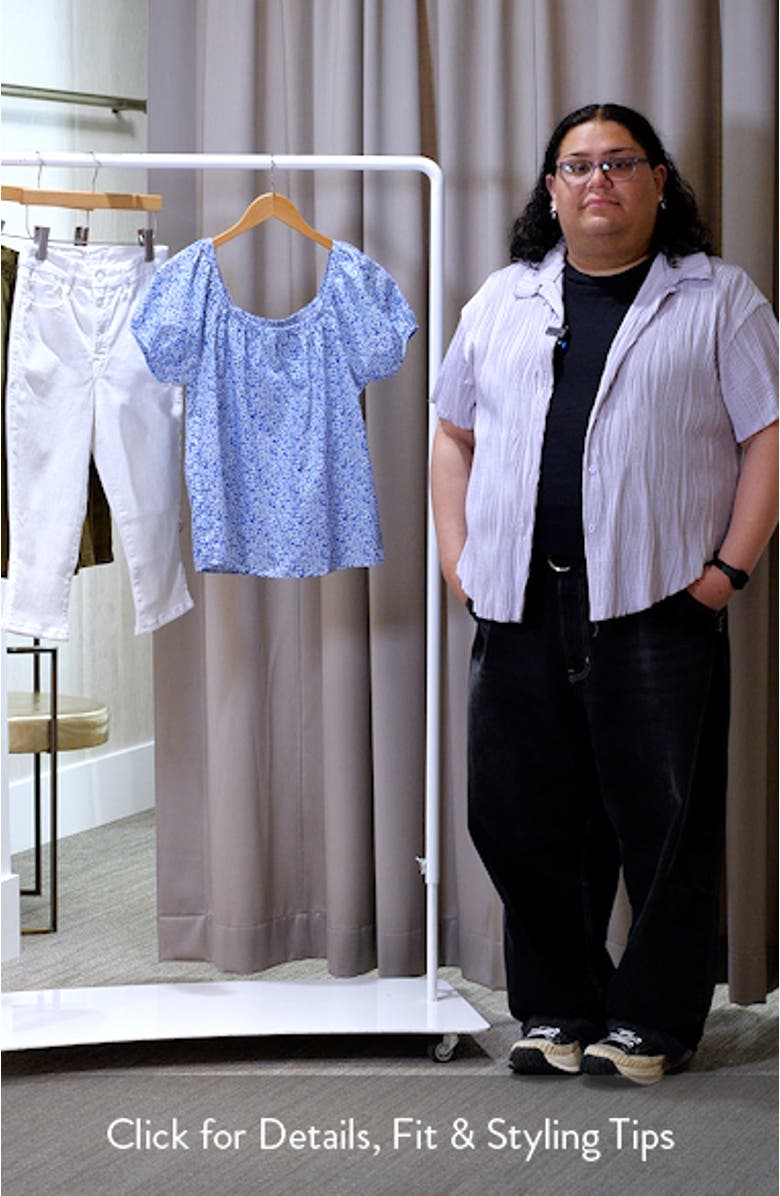 Floral Peasant Top, sales video thumbnail