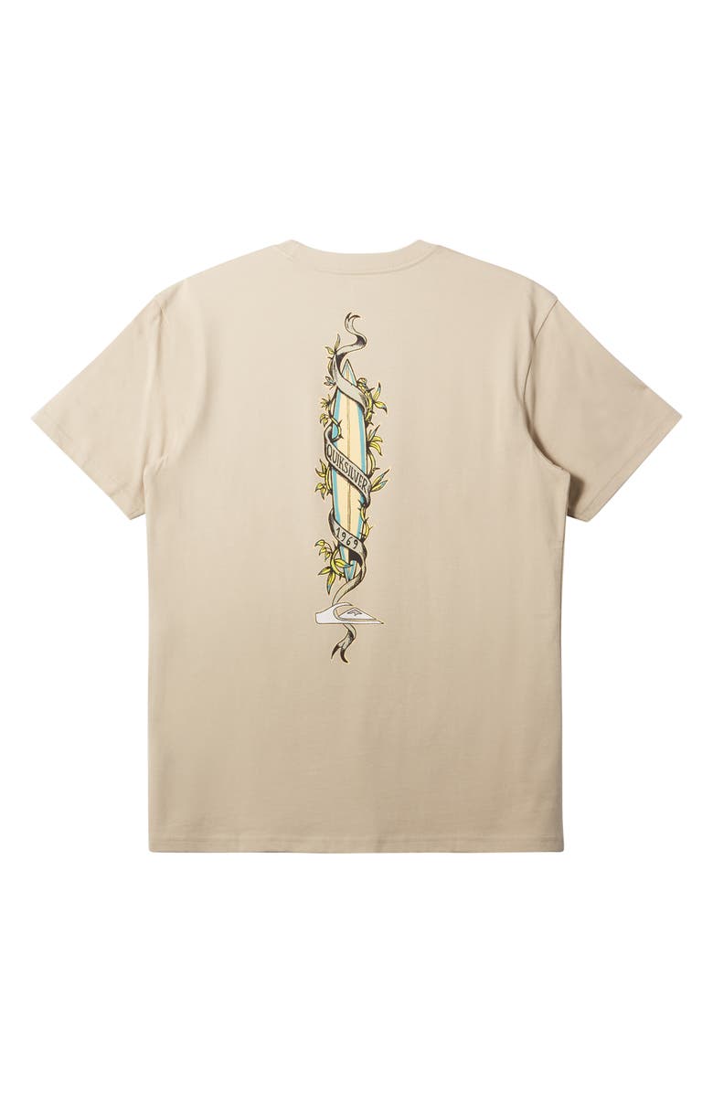 Quiksilver Step Up Organic Cotton Graphic T-Shirt, Alternate, color,