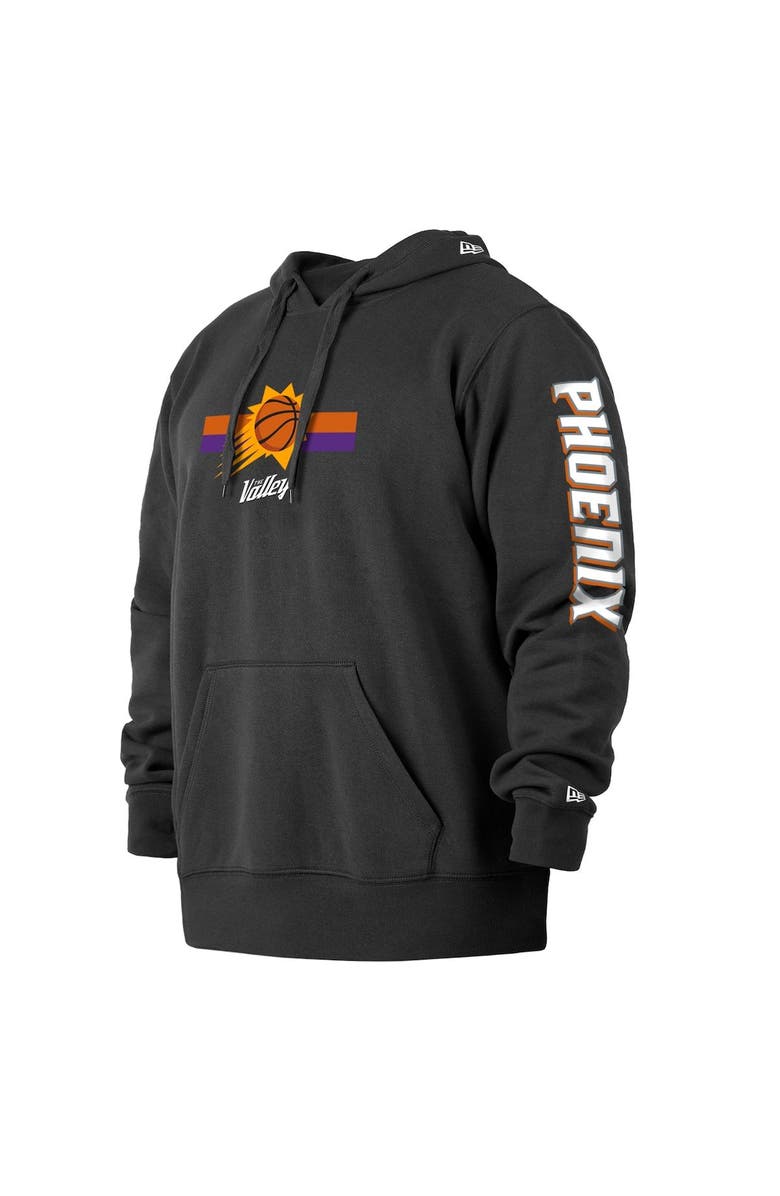 New Era Men's New Era Black Phoenix Suns 2021/22 City Edition Big & Tall Pullover Hoodie, Alternate, color, 