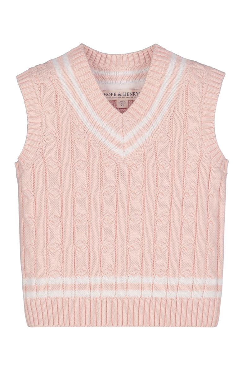 Hope & Henry Baby Boys' Organic Cricket Sweater Vest, Infant, Main, color,