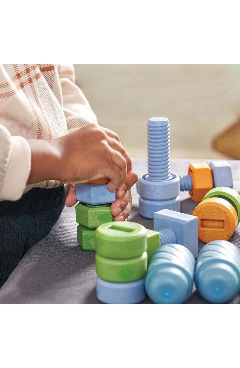 Kaplan Early Learning Company Twisty Tools Nuts and Bolts Set - 84 Pieces, Alternate, color, Multicolored