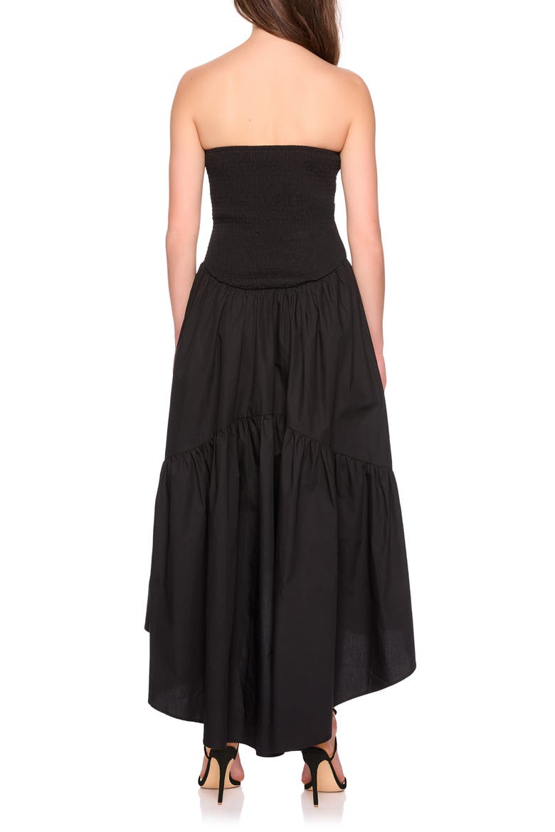 Poplin Tube High Low Dress, Alternate, color, BLACK