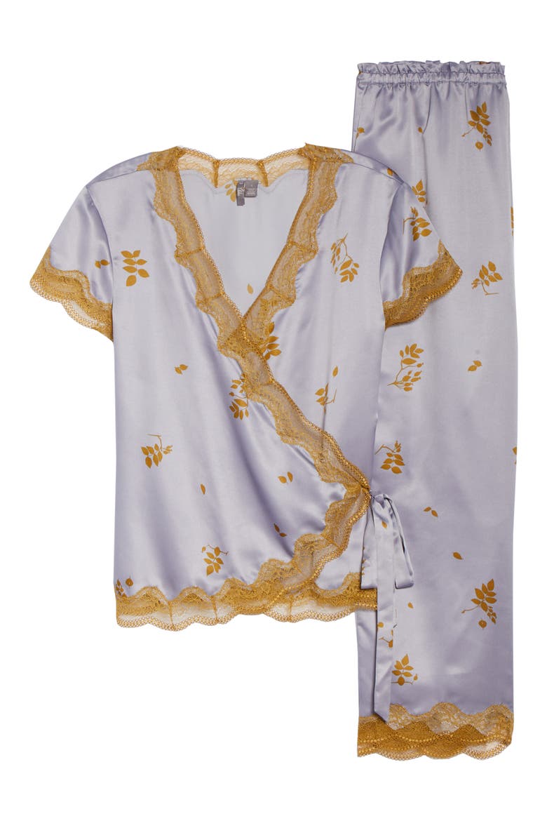 Colette Pajamas, Alternate, color, GREY LILAC FALLING LEAVES