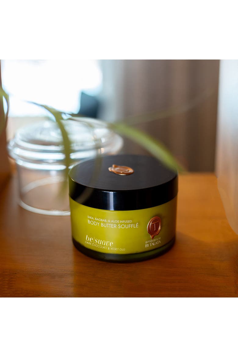Dark Chocolate & Velvet Oud Body Butter Soufflé, Alternate, color, No color
