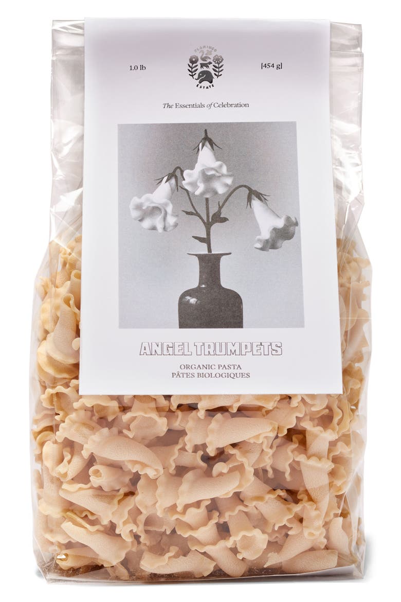Angel Trumpets Organic Pasta, Main, color, BEIGE