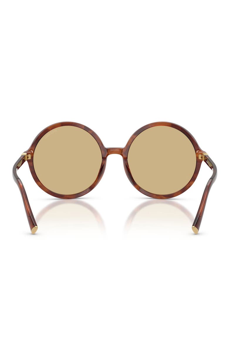 59mm Round Sunglasses, Alternate, color, STRIPED TOBACCO / YELLOW