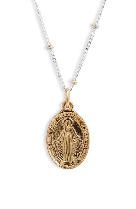 Blessed Mother Pendant Necklace