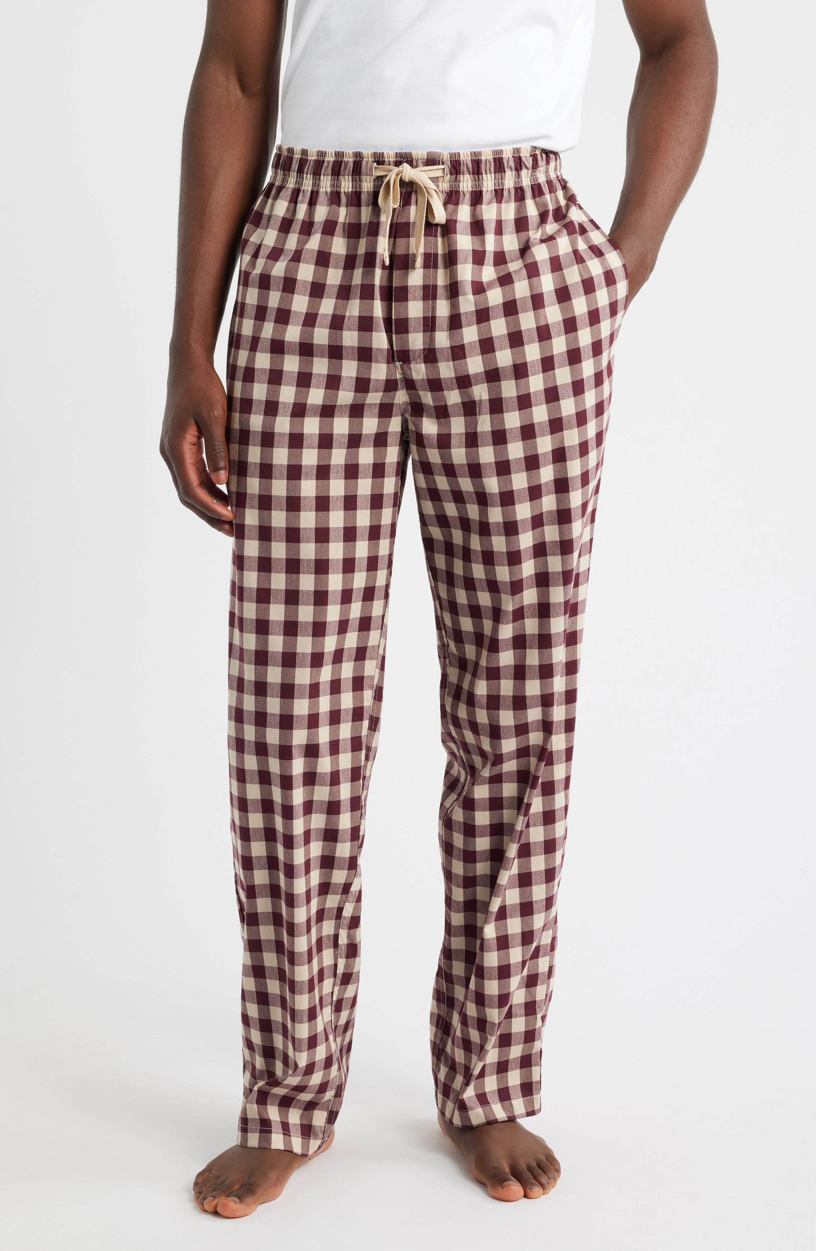 BEIGE- RUST JASPER PLAID