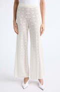 LOULOU DE SAISON Egeo Pointelle Knit Pull-On Pants