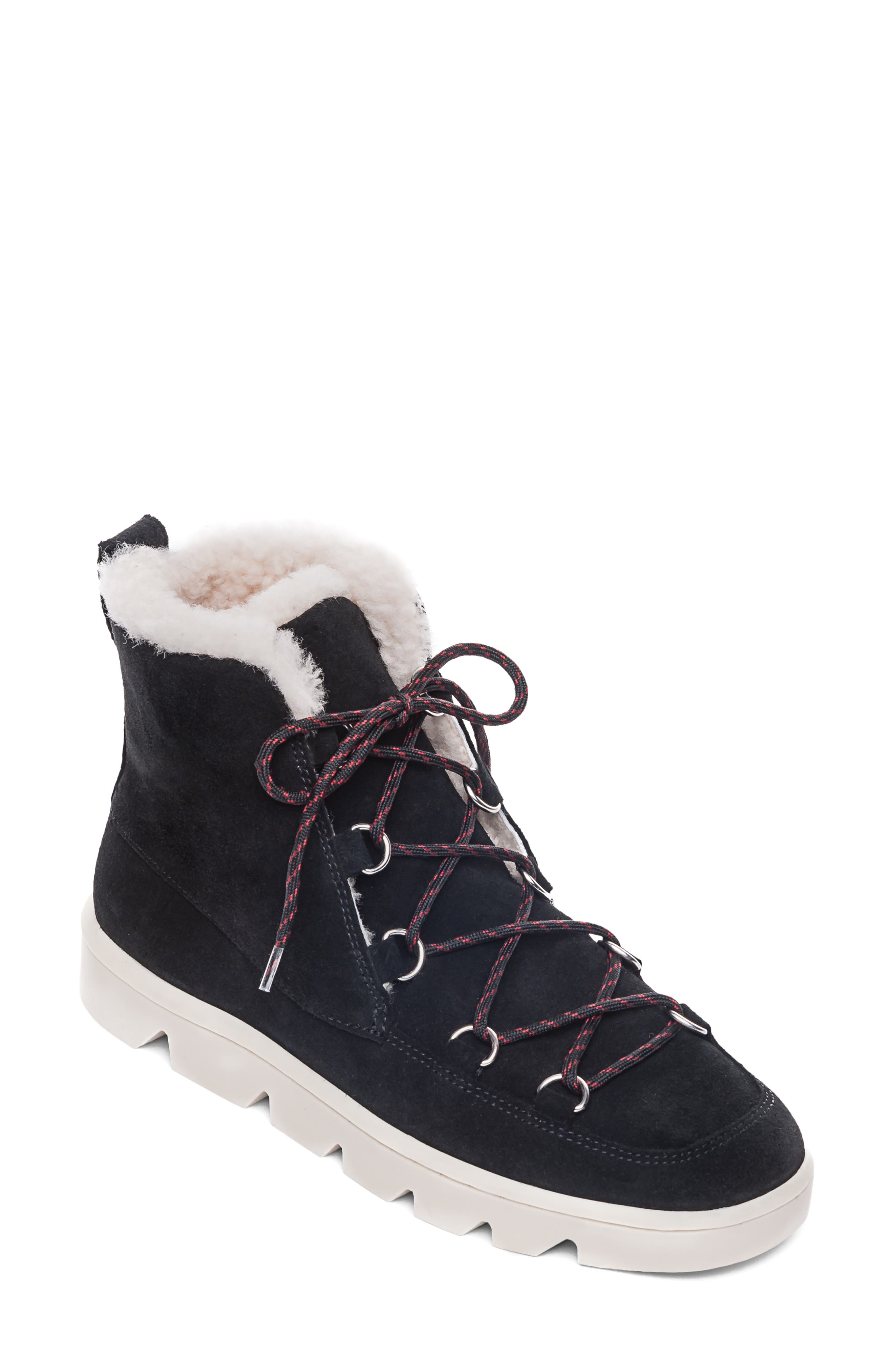 Bernardo Footwear Bernardo Dana Genuine Shearling Water Resistant Boot, Main, color, 