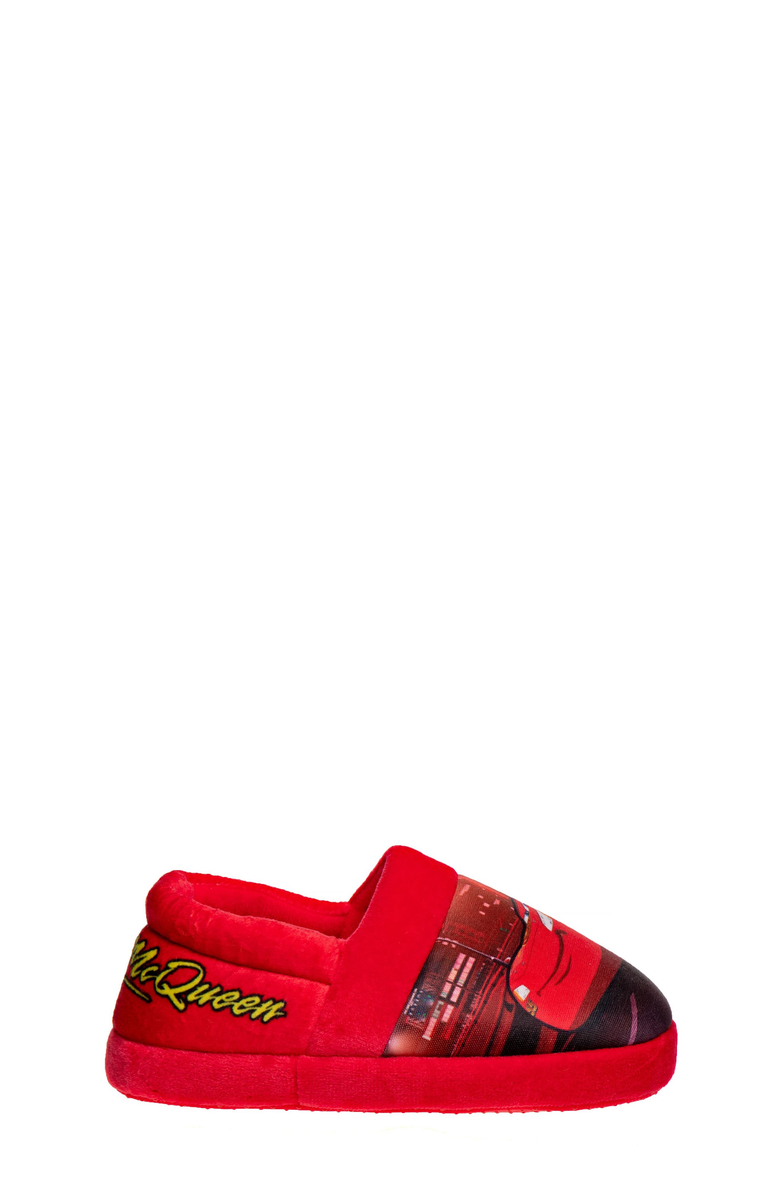 JOSMO x Disney<sup>®</sup> Kids' Pixar Cars Lightning McQueen Slipper, Alternate, color, Red