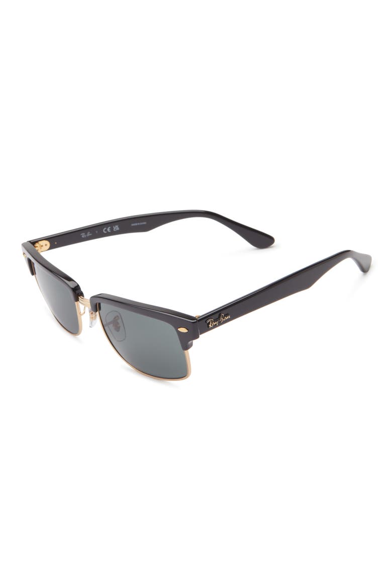 52mm Square Sunglasses, Alternate, color, DARK GREEN