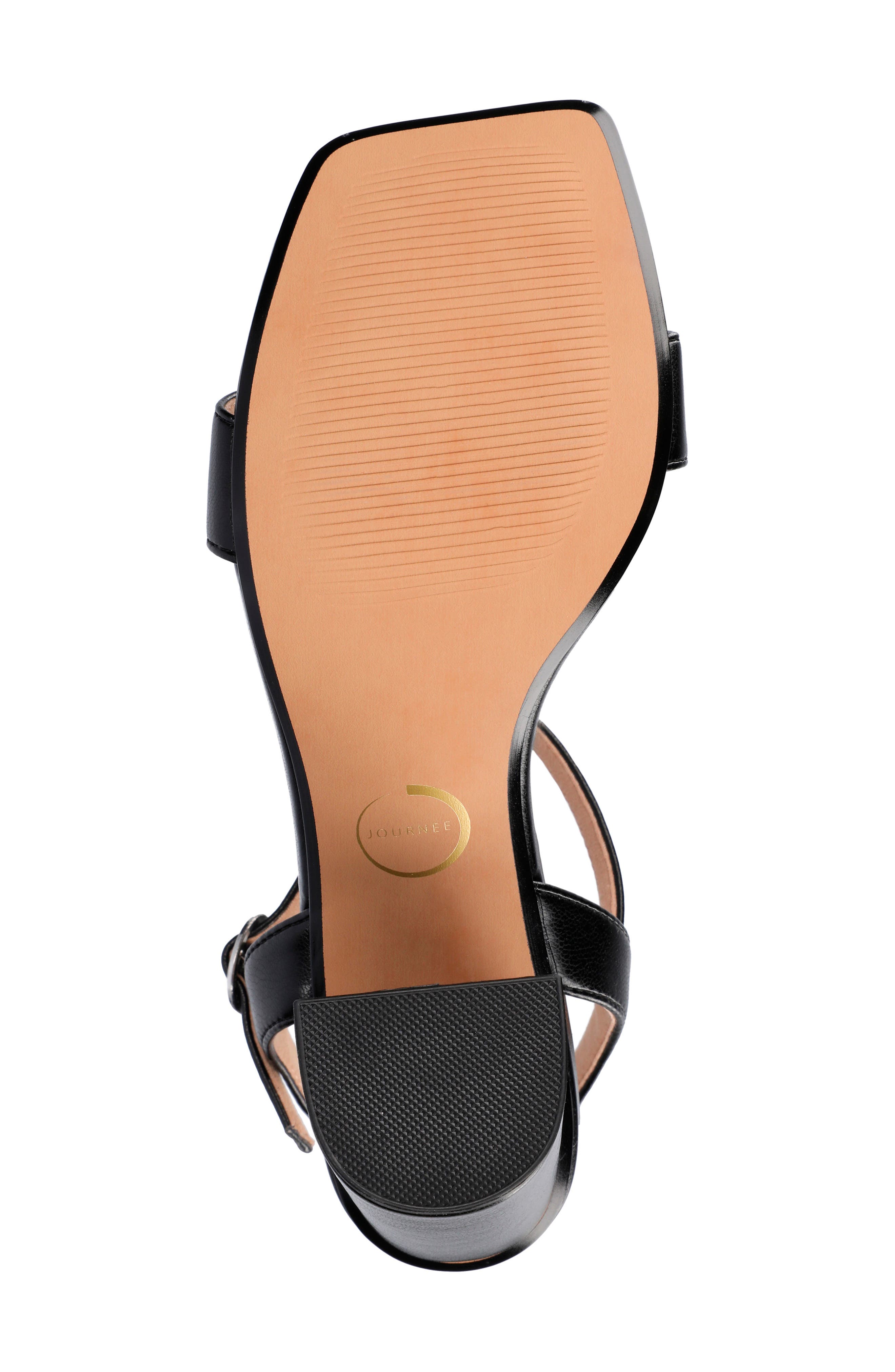 Journee Collection Tivona Sandal, Alternate, color, Black
