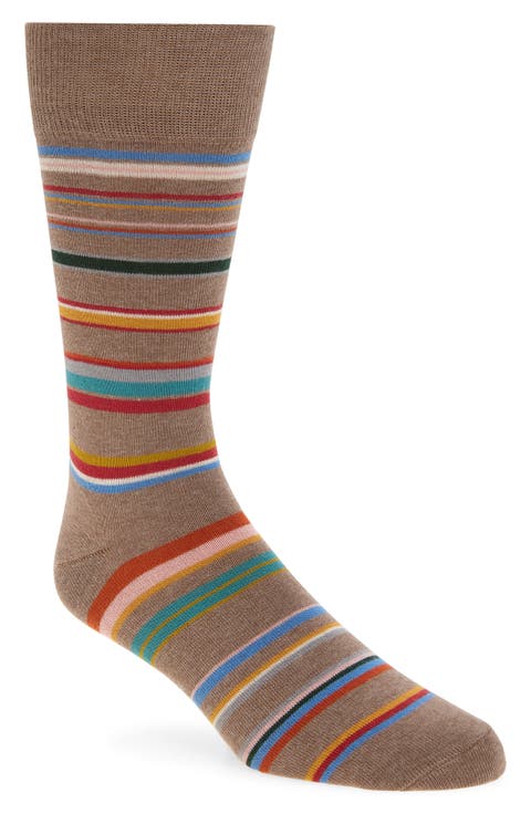 Martin Stripe Crew Socks