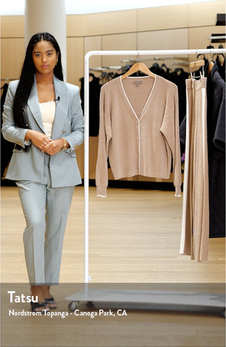 CozyChic<sup>®</sup> Ultra Lite<sup>®</sup> Contrast Stripe Ribbed Cardigan, sales video thumbnail