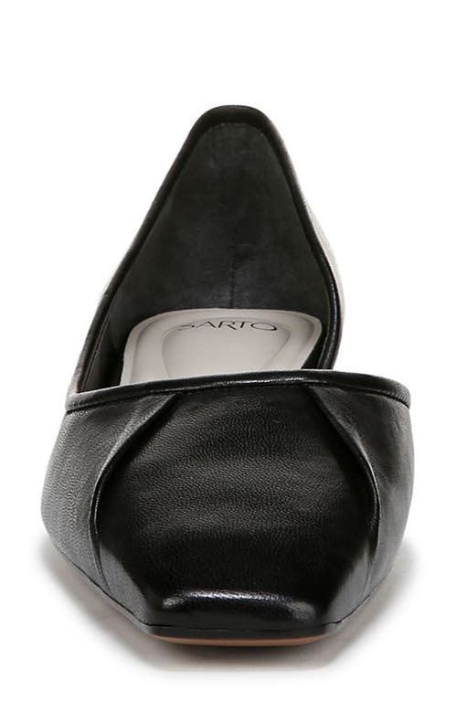 Shop Sarto By Franco Sarto Debrah Half D'orsay Flat In Black