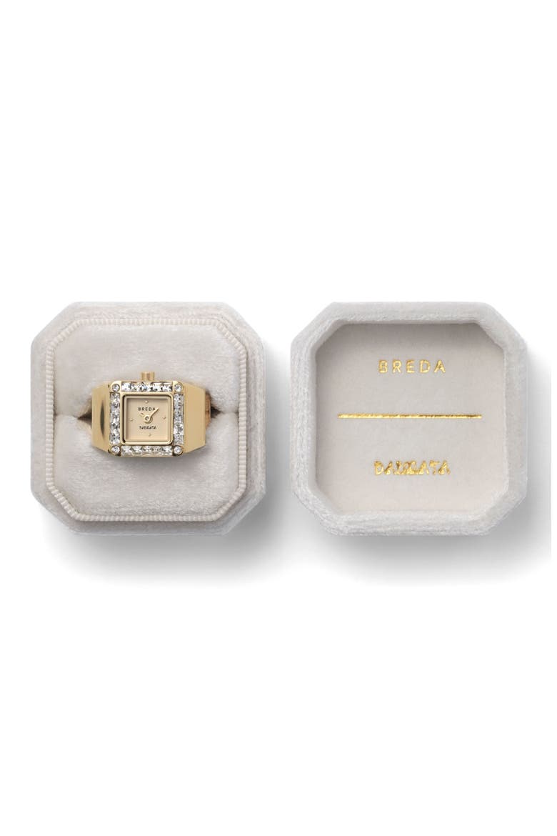 x Dalmata Time Ring, 15mm, Alternate, color, GOLD