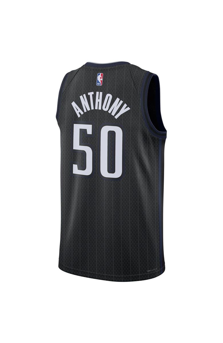 Nike Unisex Nike Cole Anthony Black Orlando Magic 2022/23 Swingman Jersey - City Edition, Alternate, color,