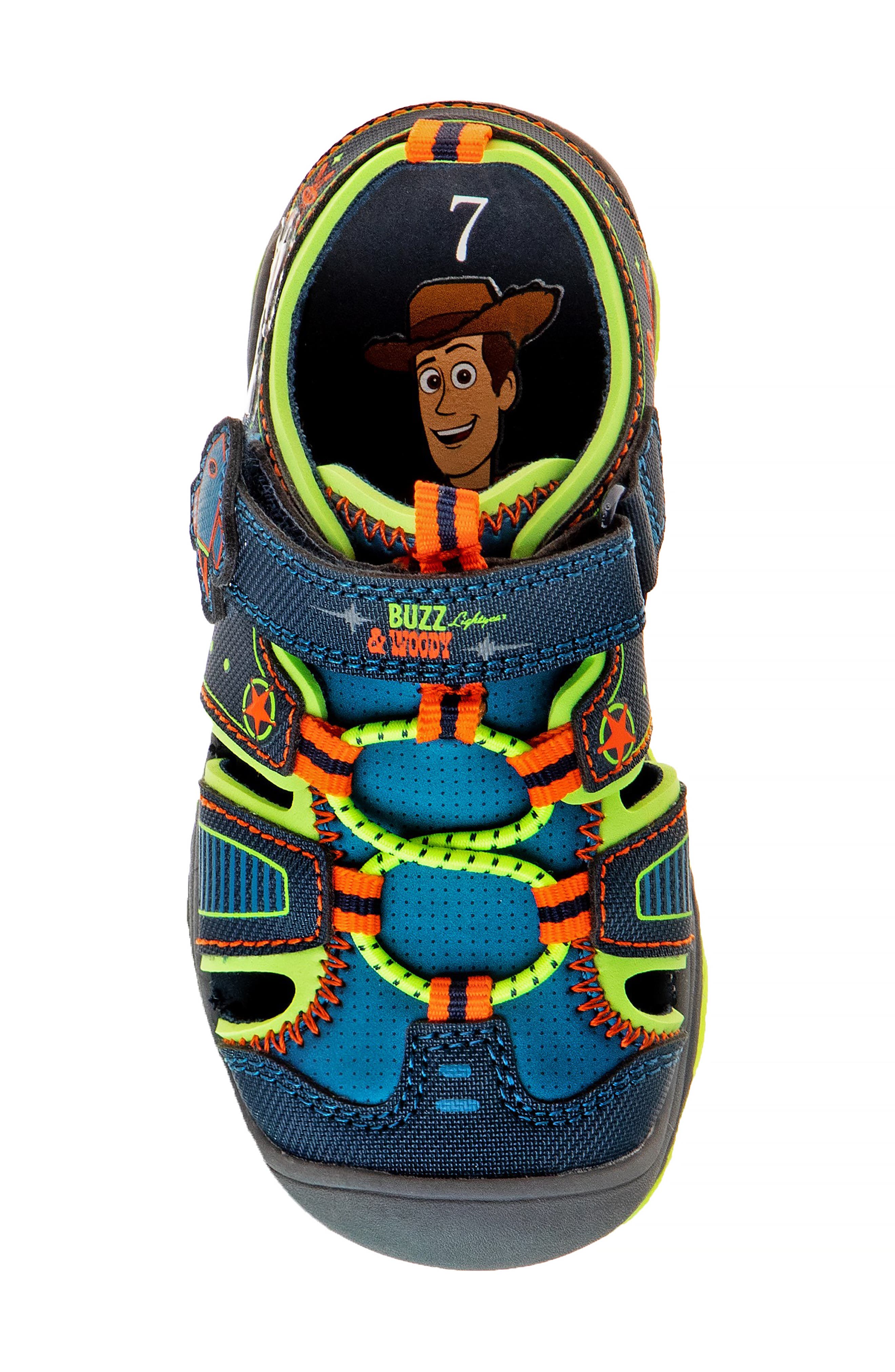 JOSMO Kids' Buzz & Woody Sandal, Alternate, color, Navy/Lime