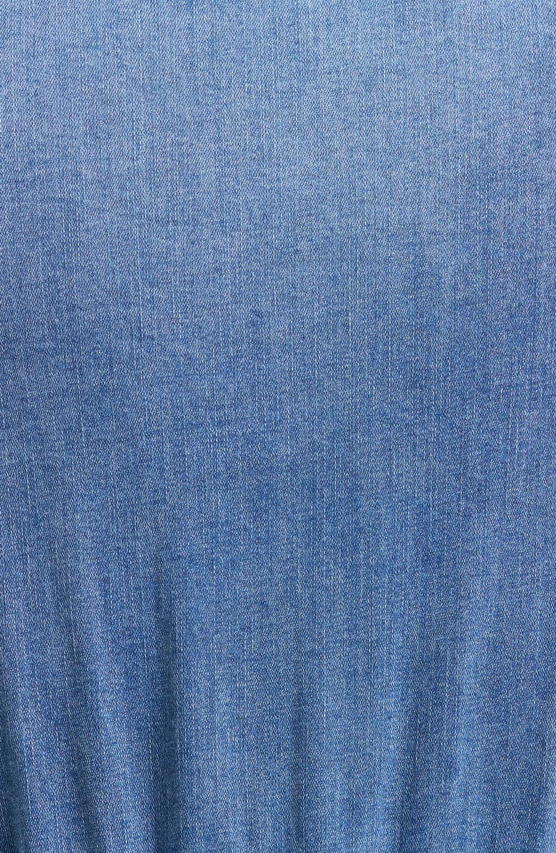 Universal Standard Kate Tie Waist Denim Jumpsuit, Alternate, color, Austin Blue