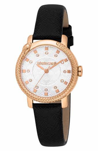 Solina Leather Strap Watch, 30mm