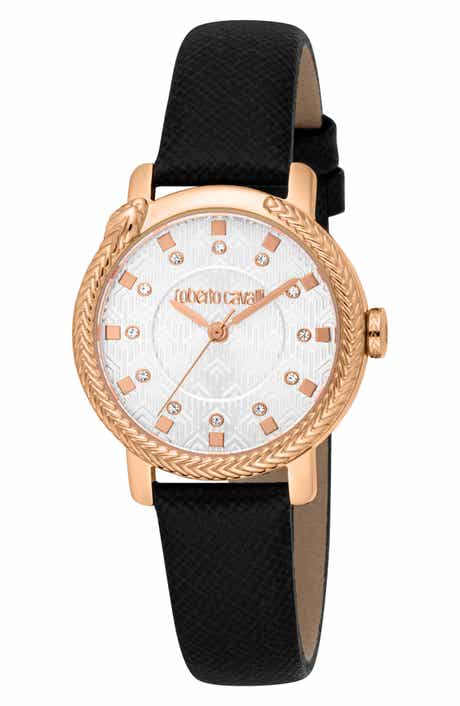 Solina Leather Strap Watch, 30mm
