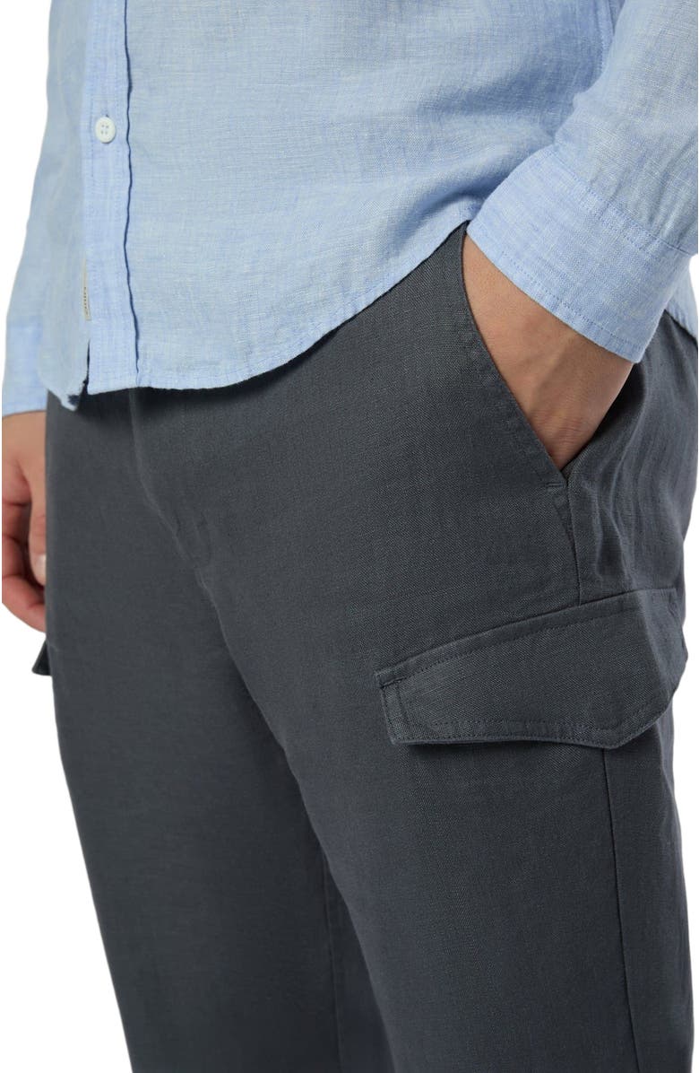 Onia Linen Cargo Jogger, Alternate, color, Gunmetal