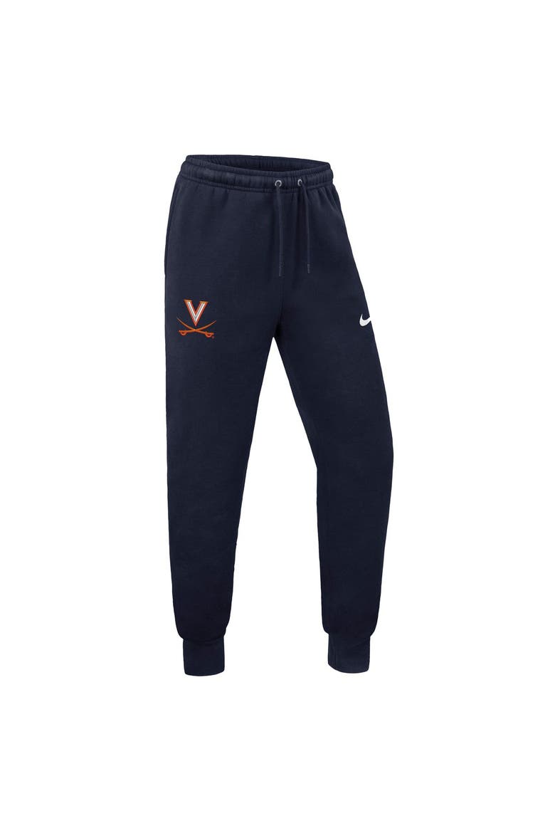 Men's Nike Navy Virginia Cavaliers Club Fleece Joggers, Alternate, color, Navy