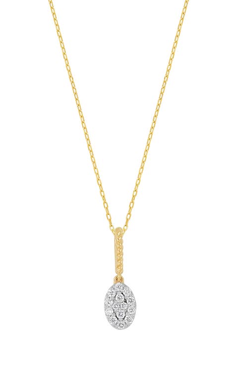 Mykonos Diamond Pendant Necklace - 0.1ct.