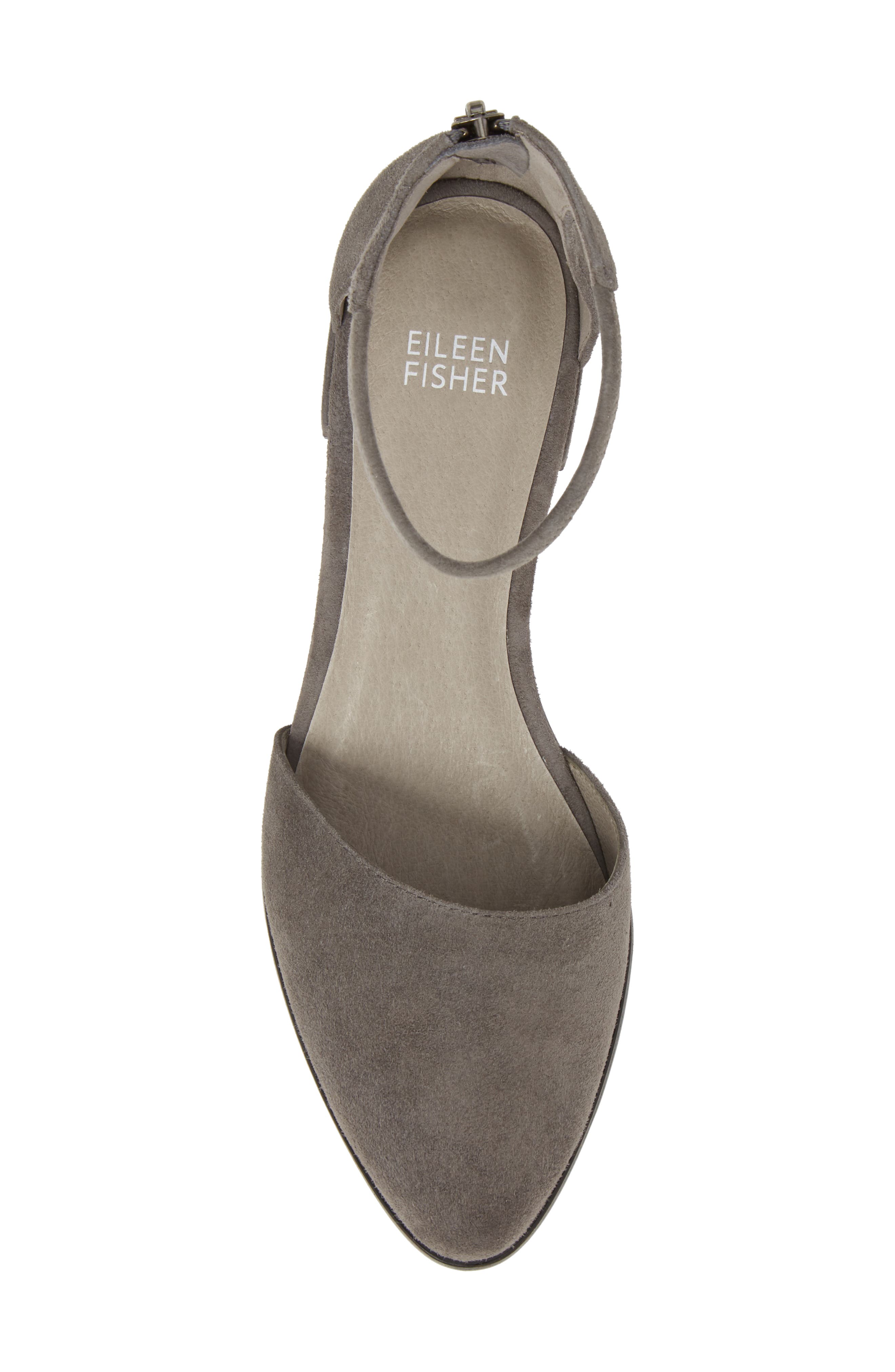 Hutton Ankle Strap Shoe, Alternate, color, GRAPHITE SUEDE