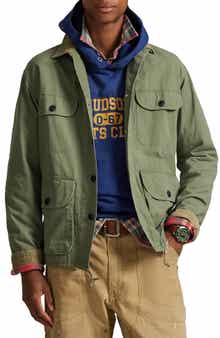 Cotton Canvas Shirt Jacket